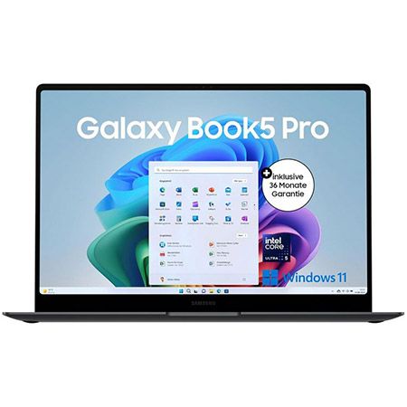 💻 Samsung Galaxy Book5 Pro 16″ Laptop, Intel Ultra 5, 16GB/512GB für 1.399€ (statt 1.699€)