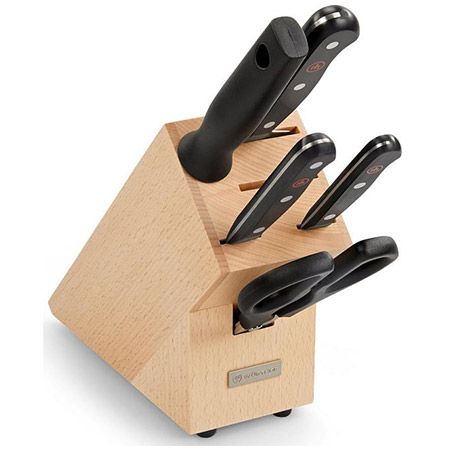 🔪 Wüsthof Gourmet Messerblock, 5-teilig für 125€ (statt 137€)