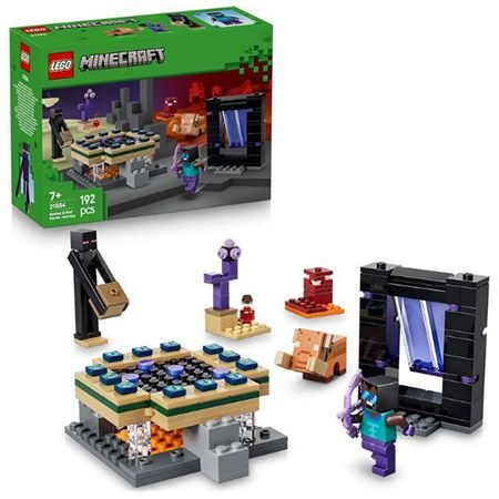 🧱 LEGO 21584 Minecraft Reise durch Nether & Endportal für 12,99€ (statt 16€)