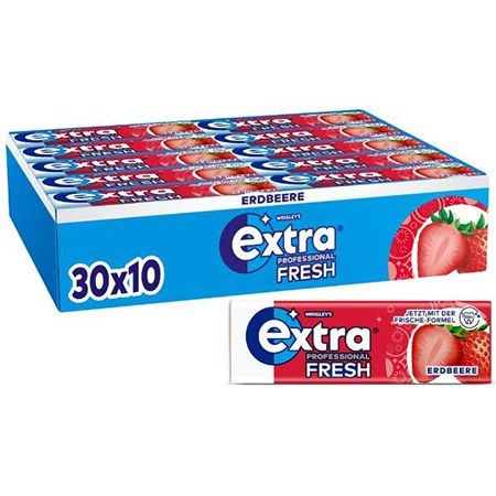 🍓 30 x 10er Pack Extra Professional Fresh Erdbeere Kaugummi ab 13,90€ (statt 30€)