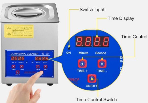 🛠️💍 VEVOR TH 08A Ultraschall Teilereiniger (1,3L) mit Heiztimer für 33,94€ (statt 44€)