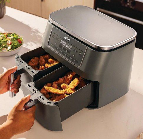 👨‍🍳 Ninja DZ300EU Air Fryer mit 2 Schubladen & 7,6l für 99,99€ (statt 119€)