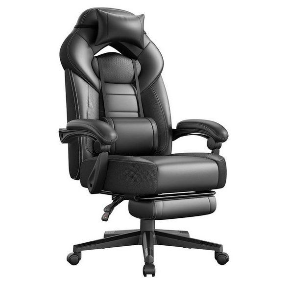 💺 SONGMICS Gamingstuhl mit Fuß- & Kopfstütze für 87,99€ (statt 100€)