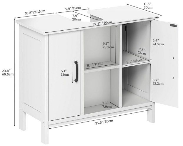 YITAHOME Waschbeckenunterschrank für 35,99€ (statt 60€)