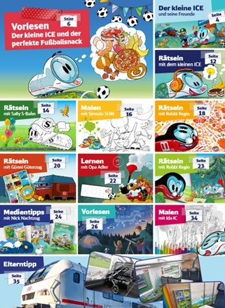 🚆🧒 Deutsche Bahn: Der kleine ICE - Magazine online - neue Ausgaben 🚆🧒 Deutsche Bahn: Der kleine ICE Magazine online neue Ausgaben