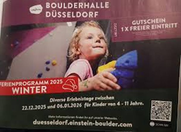 👟 Lokal: Gratis in die Einstein Boulderhalle in Düsseldorf