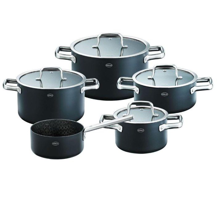 👨‍🍳 Rösle Topf-Set Ebonic ProNero (5tlg) mit Wabenschbeschichtung ab 219,91€ (statt 359€)