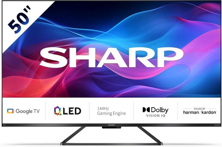 📺 Sharp 50GR8265E 50 4K Ultra HD QLED TV mit 144Hz für 427,46€ (statt 649€)