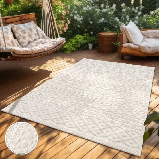 🛋️ Teppich.de In  & Outdoor Teppich Cotara, 240 x 340cm für 82,62€ (statt 138€)