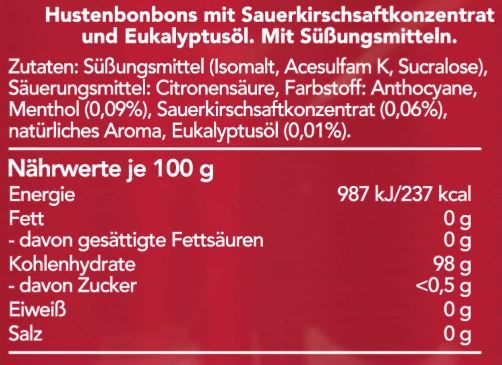 🍬 20er Pack WICK Kirsche & Eukalyptus Hustenbonbons ab 19€ (statt 27€)