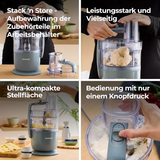 🍅 Kenwood MultiPro Go FDP22 Kompakt Küchenmaschine für 52,24€ (statt 61€)