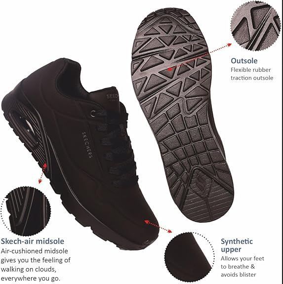 👟 Skechers Mens Uno Stand on Air Sneaker für 49,99€ (statt 61€)