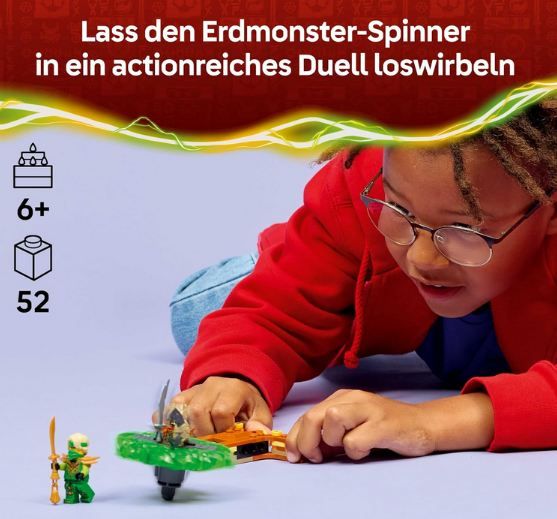 🧱 LEGO 71850 NINJAGO Lloyd vs. Erdmonster Spinner für 6,99€ (statt 11€)
