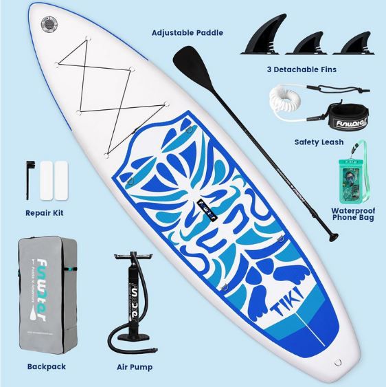 🏄‍♂️ FunWater 106   116 SUP Board Set mit Zubehör für 125,99€ (statt 180€)
