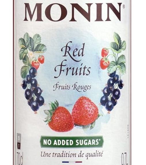 🍹 PURE by Monin Red Berries Konzentrat ohne Zuckerzusatz, 0,7L für 9,94€ (statt 14€)