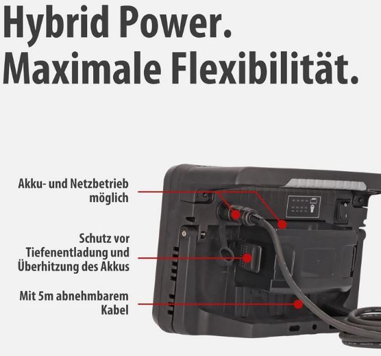 💡 Brennenstuhl Professional 10050 MH LED Hybrid Baustrahler für 157,67€ (statt 178€)