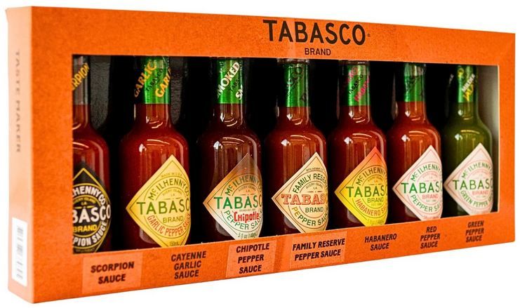 🌶️ Tabasco Taste Maker Geschenkset mit 7 Saucen, je 148ml für 54,95€ (statt 70€)