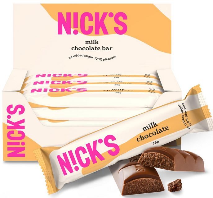 🍫 15er Pack NICKS Milch-Schokolade Keto Riegel ab 13,53€ (statt 20€) 🍫 15er Pack NICKS Milch Schokolade Keto Riegel ab 13,53€ (statt 20€)