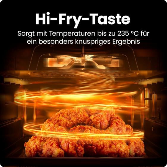 🍗 Chefman Heißluftfritteuse Hi Fry Technologie, 5,7L für 34,99€ (statt 44€)