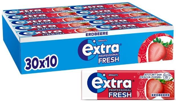 🍓 30 x 10er Pack Extra Professional Fresh Erdbeere Kaugummi ab 13,90€ (statt 30€)