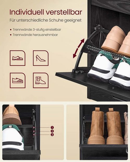 👟 VASAGLE Schuhschrank mit 4 Klappen für bis zu 28 Paare für 58,99€ (statt 67€) 👟 VASAGLE Schuhschrank mit 4 Klappen für bis zu 28 Paare für 58,99€ (statt 67€)