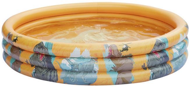 🏊🏼 Happy People Jurassic World 3 Ring Pool, 122x23cm für 10,94€ (statt 22€)