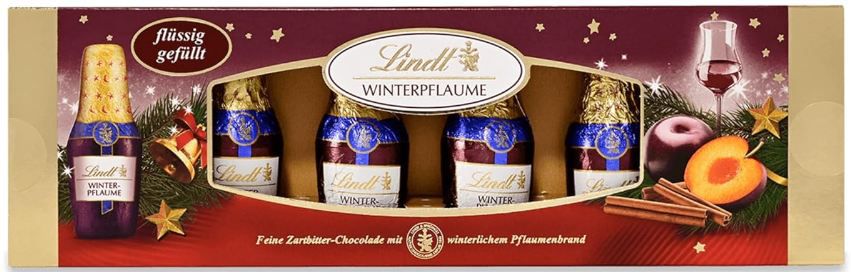 🍫 Lindt Winterpflaume Fläschchen mit Alkohol, 131g ab 5,12€ (statt 9€)
