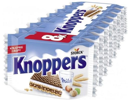 🍫 3 x 8er Pack Knoppers Haselnuss Schnitte ab 3,72€ (statt 8€)