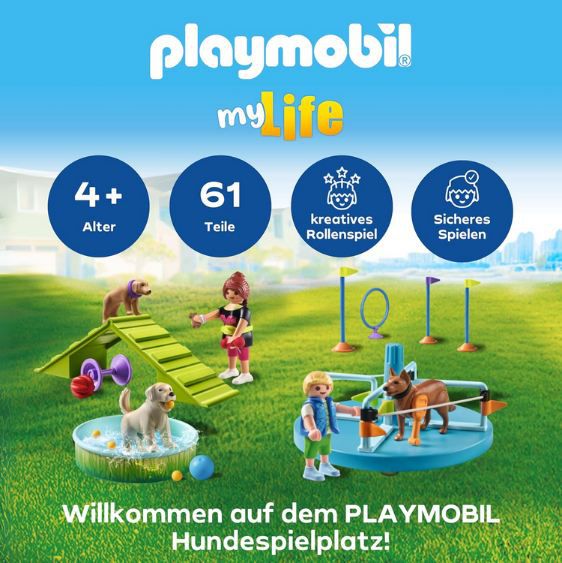 🐕 Playmobil 71745 Hundespielplatz Set für 14€ (statt 20€)