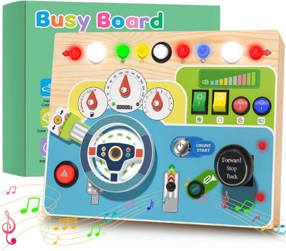👶🏼 Thinkaroo Busy Board Montessori Spielbrett für 11,99€ (statt 30€)