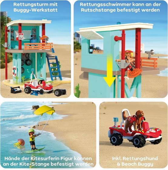 🏖️ Playmobil 71903 Rettungsturm mit Beach Buggy für 29,28€ (statt 42€)