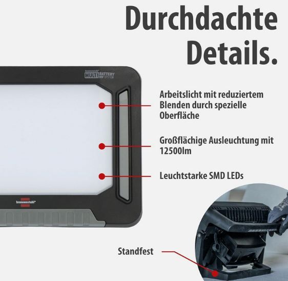 💡 Brennenstuhl Professional 10050 MH LED Hybrid Baustrahler für 157,67€ (statt 178€)