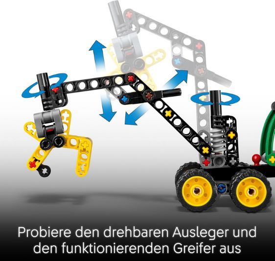 🪵 LEGO 42218 Technic John Deere 1470H Rad Harvester für 8,99€ (statt 13€)