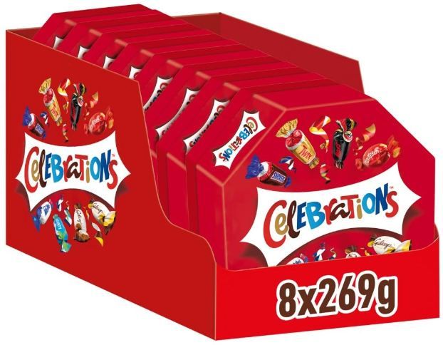 🍬 8er Pack Celebrations Mini Schokoriegel Mix (2,15kg) ab 31,97€ (statt 48€)