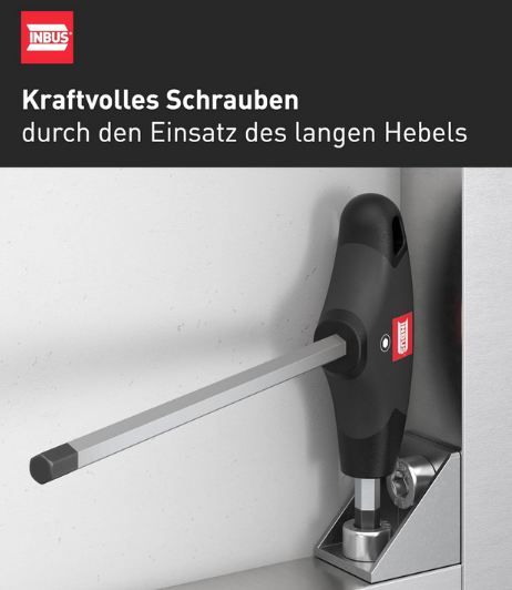 🪛 Inbus 70129 T Griff Schraubendreher Set, 8 tlg. für 29,95€ (statt 43€)