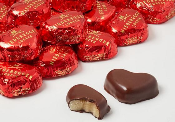 🍫 Niederegger Marzipan Herzen, 125g ab 3,91€ (statt 6€)