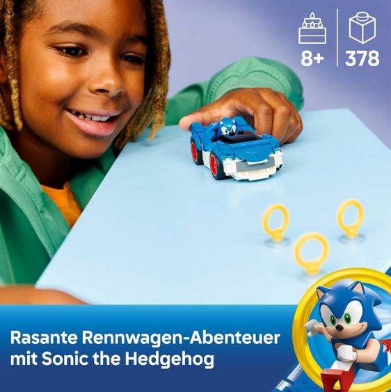 🦔 LEGO 77117 Sonic The Hedgehog Sonic: Speedster Lightning für 8,99€ (statt 13€)