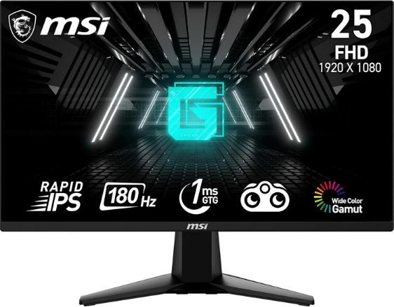 🖥️ MSI G255F 24,5 FHD Gaming Monitor mit 180Hz, 1ms für 89€ (statt 113€)