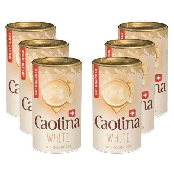 ☕ 6er Pack Caotina White Weiße Trinkschokolade, 500g ab 40,37€ (statt 50€)