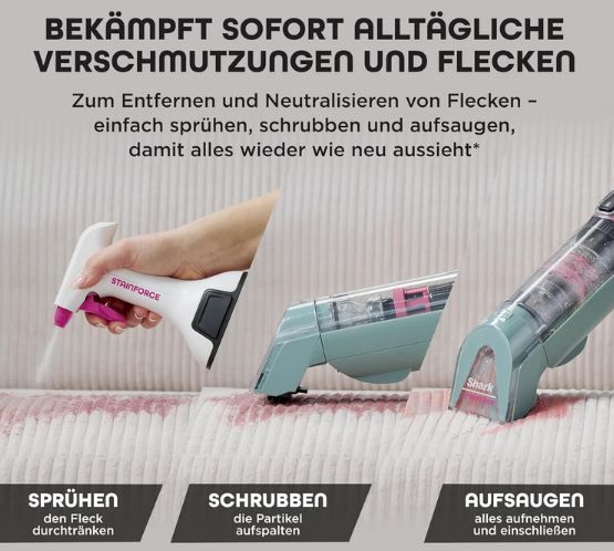  Shark HX100EUCP StainForce Akku-Fleckenentferner für 149,99€ (statt 170€) Shark HX100EUCP StainForce Akku Fleckenentferner für 149,99€ (statt 170€)