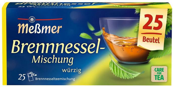 🍵 25er Pack Meßmer Brennnessel Mischung Teebeutel ab 1,42€ (statt 2,39€)