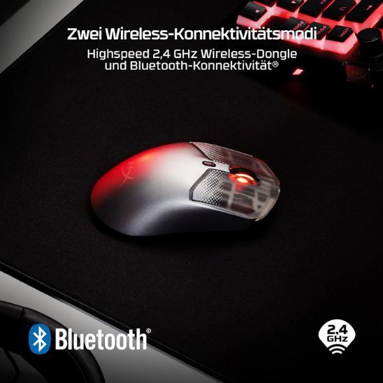 🖱️ HyperX Pulsefire Haste 2S Wireless Gaming Maus, 26K Sensor für 58,30€ (statt 73€)