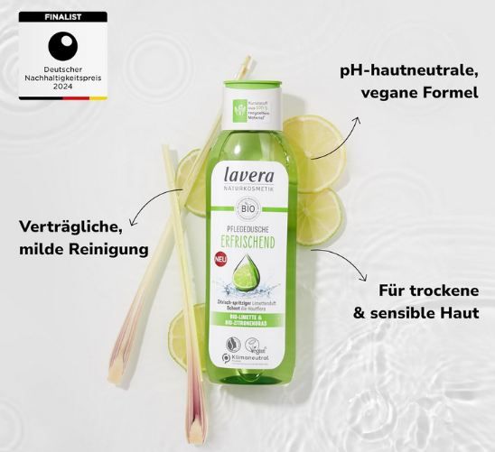 🚿 5x lavera Pflegedusche Erfrischend, Limette & Zitronengras ab 9,50€ (statt 20€)