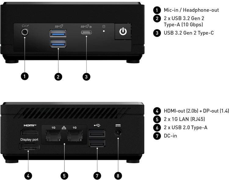🖥️ MSI Cubi N ADL S 080DE Mini PC mit Intel N200 Prozessor für 239€ (statt 299€)
