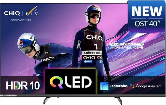 📺 CHIQ L40QST 40 FHD QLED Pro Smart Google TV für 185,99€ (statt 230€)