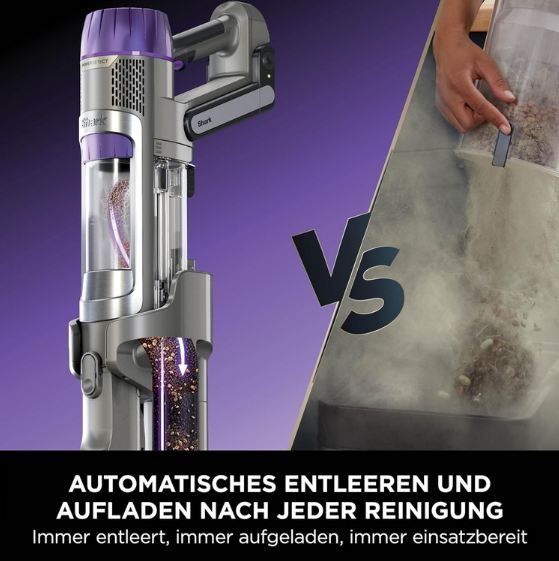 🧹 Shark PowerDetect Clean & Empty Akku Staubsauger für 369,99€ (statt 462€)