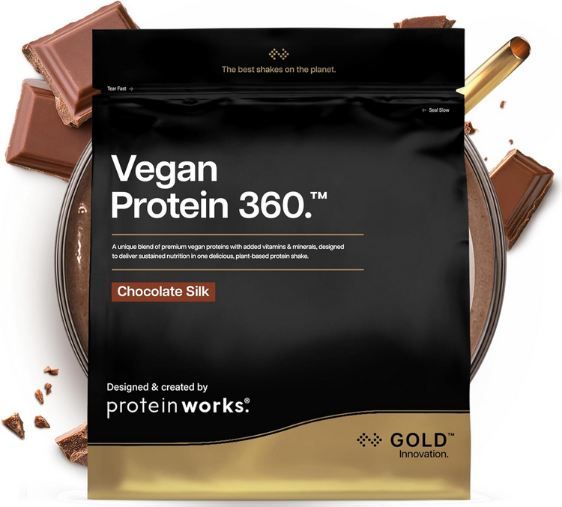 💪🏻 1kg Protein Works Vegan Protein 360 GOLD Chocolate Silk ab 14€ (statt 24€)