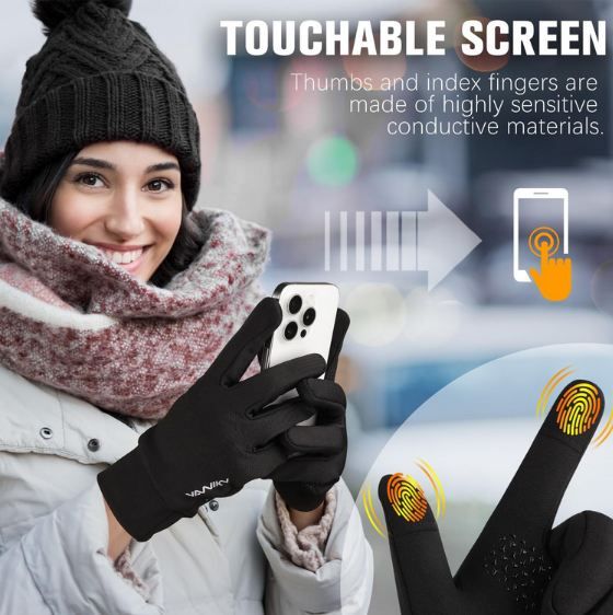 🥊 Yaniky Thermo Handschuhe mit Touch Funktion für 5,32€ (statt 9€)