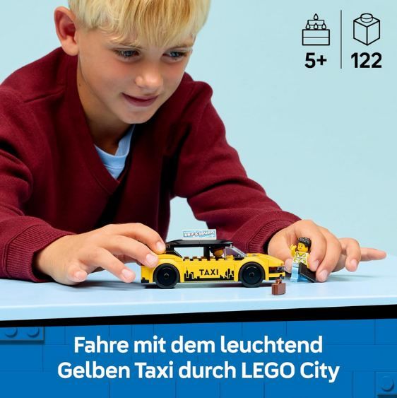 🚕 LEGO 60487 City Gelbes Taxi mit 2 Minifiguren für 11,93€ (statt 16€)