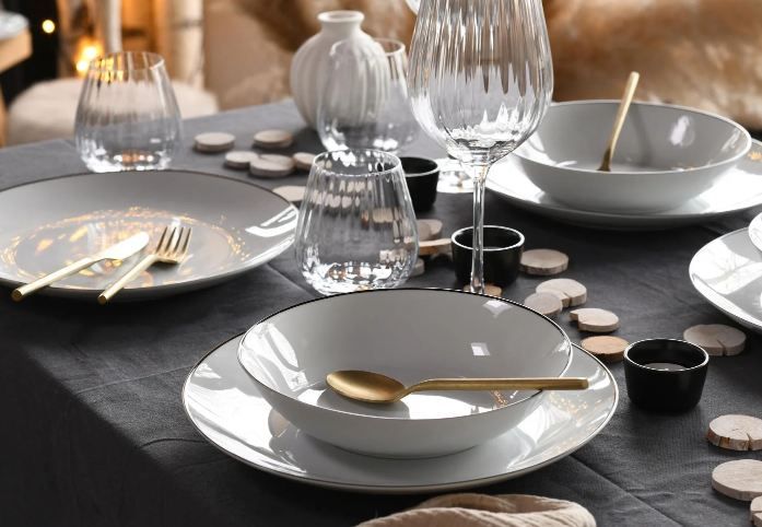 🍽️ Creatable Luna Black Line Tellerset, 18-tlg. für 35,94€ (statt 50€) 🍽️ Creatable Luna Black Line Tellerset, 18 tlg. für 35,94€ (statt 50€)
